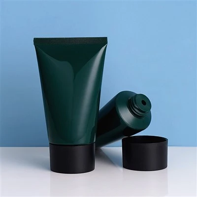 Crema de plàstic brillant de 100 ml, protector solar, cosmètics, embalatge de plàstic, loció, tubs de crema, recipient per a la cura de la pell amb tapa de rosca